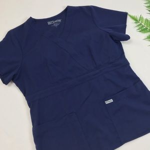 Greys Anatomy Scrub Top L
